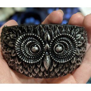 Black And Silver Owl Bracelet